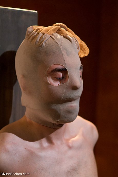 Black femdom Nyomi Banxxx whips her white slaveboy's schlong & humiliates him - Image 12 of 20  in Close Up category   featuring Scout, Nyomi Banxxx 