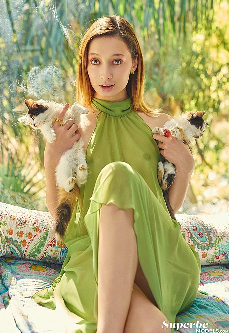 Glamour babe Polina Pafio shows off her small melons with dark nipples - Image 15 of 21  in Model category   featuring Polina Pafio 